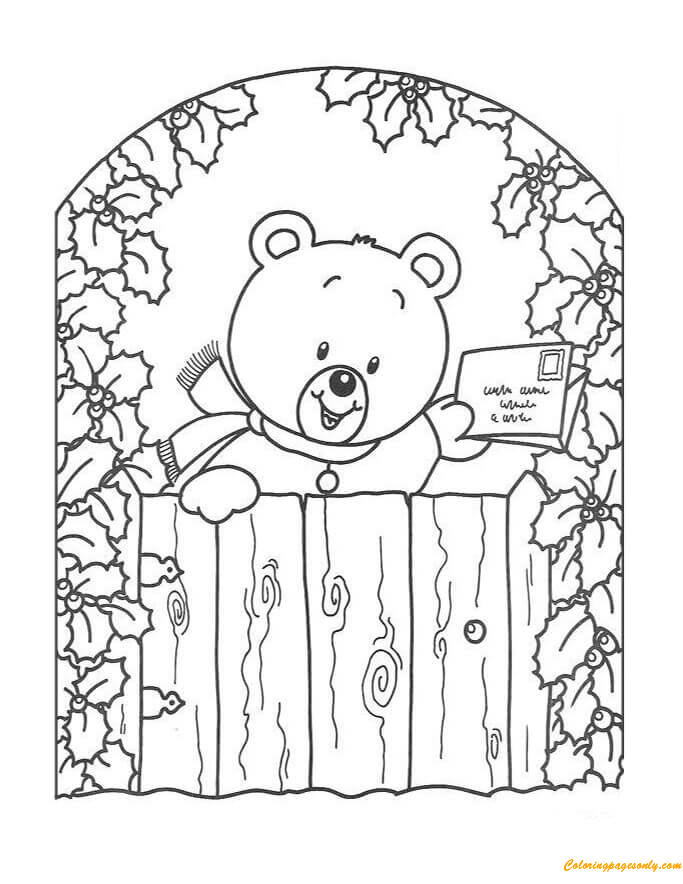 90 Christmas Cards Printable Coloring 8