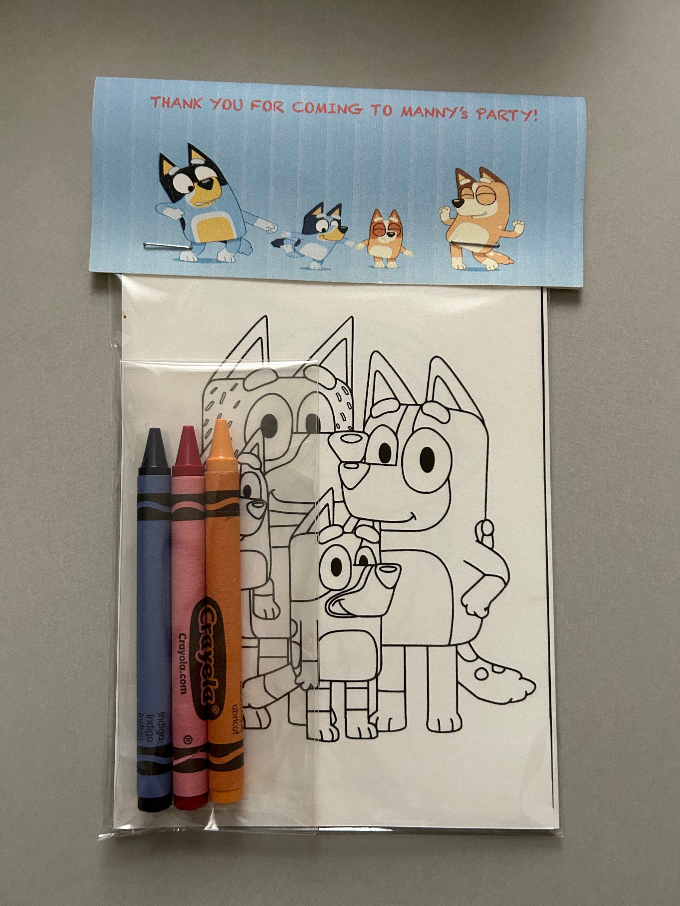 90 Coloring Book Party Favors 41
