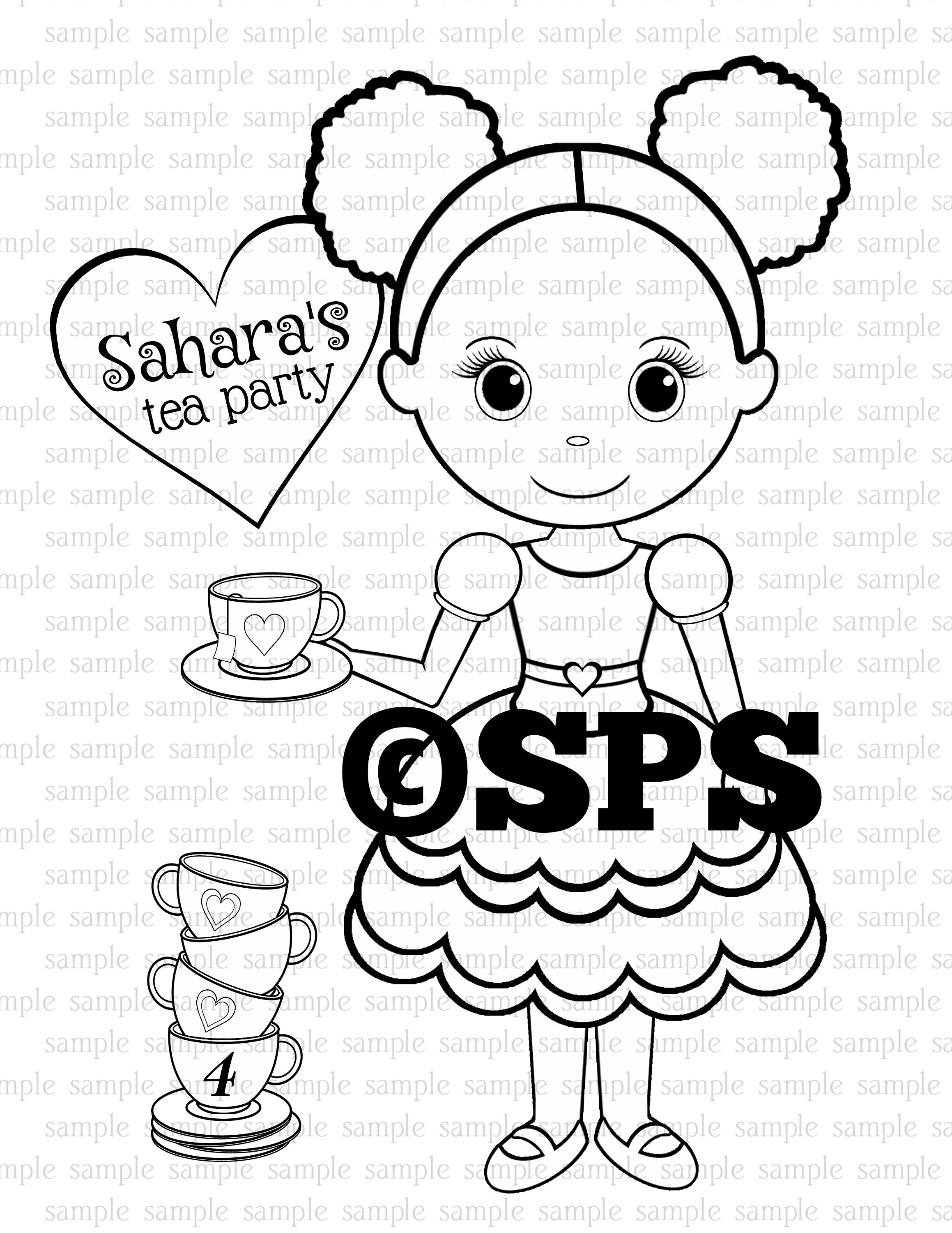 90 Coloring Book Party Favors 6