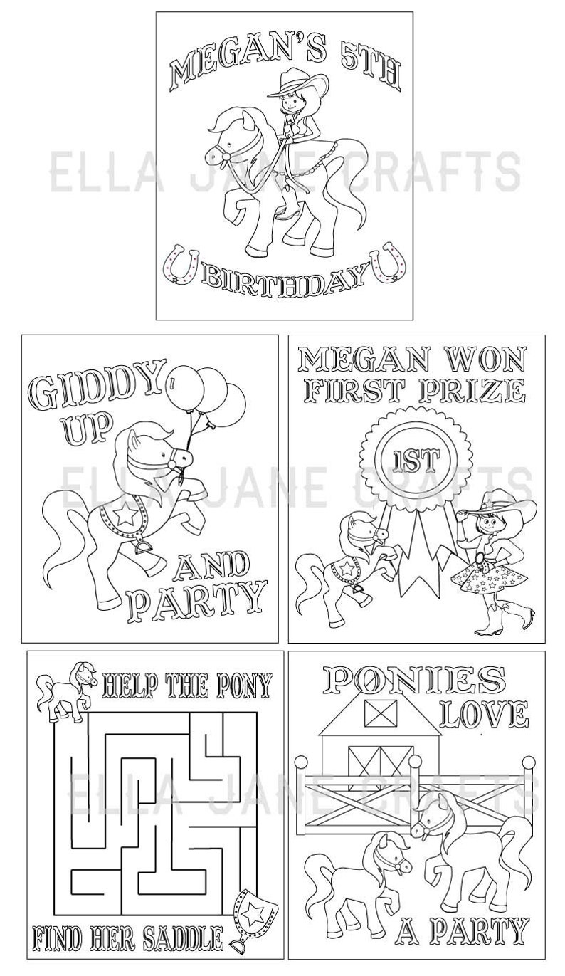 90 Coloring Book Party Favors 89