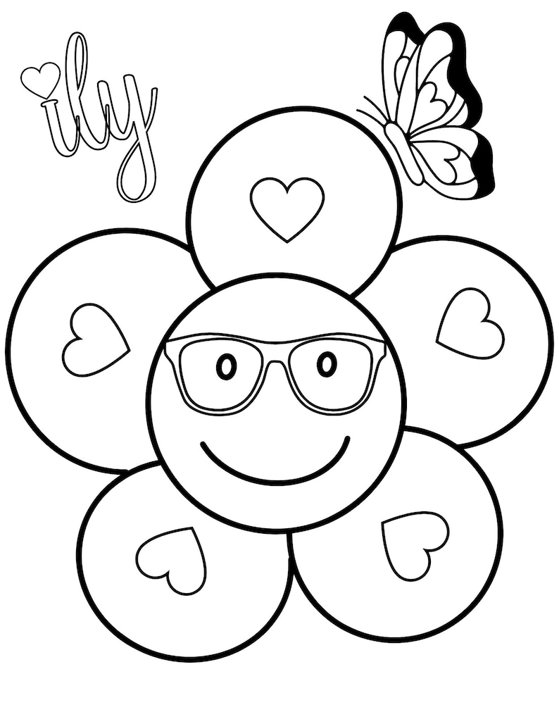 90 Cute Preppy Coloring Pages 19