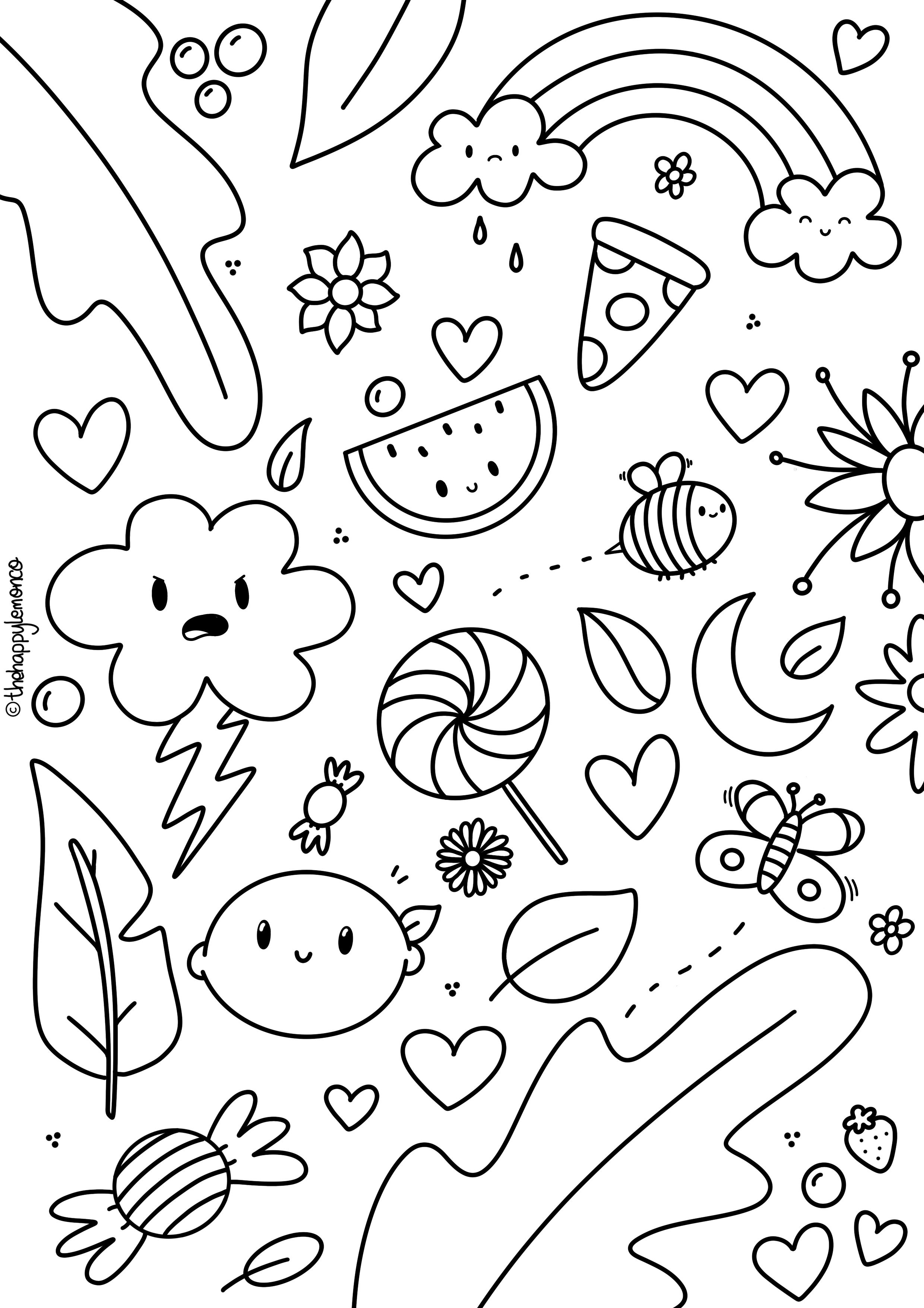 90 Cute Preppy Coloring Pages 81