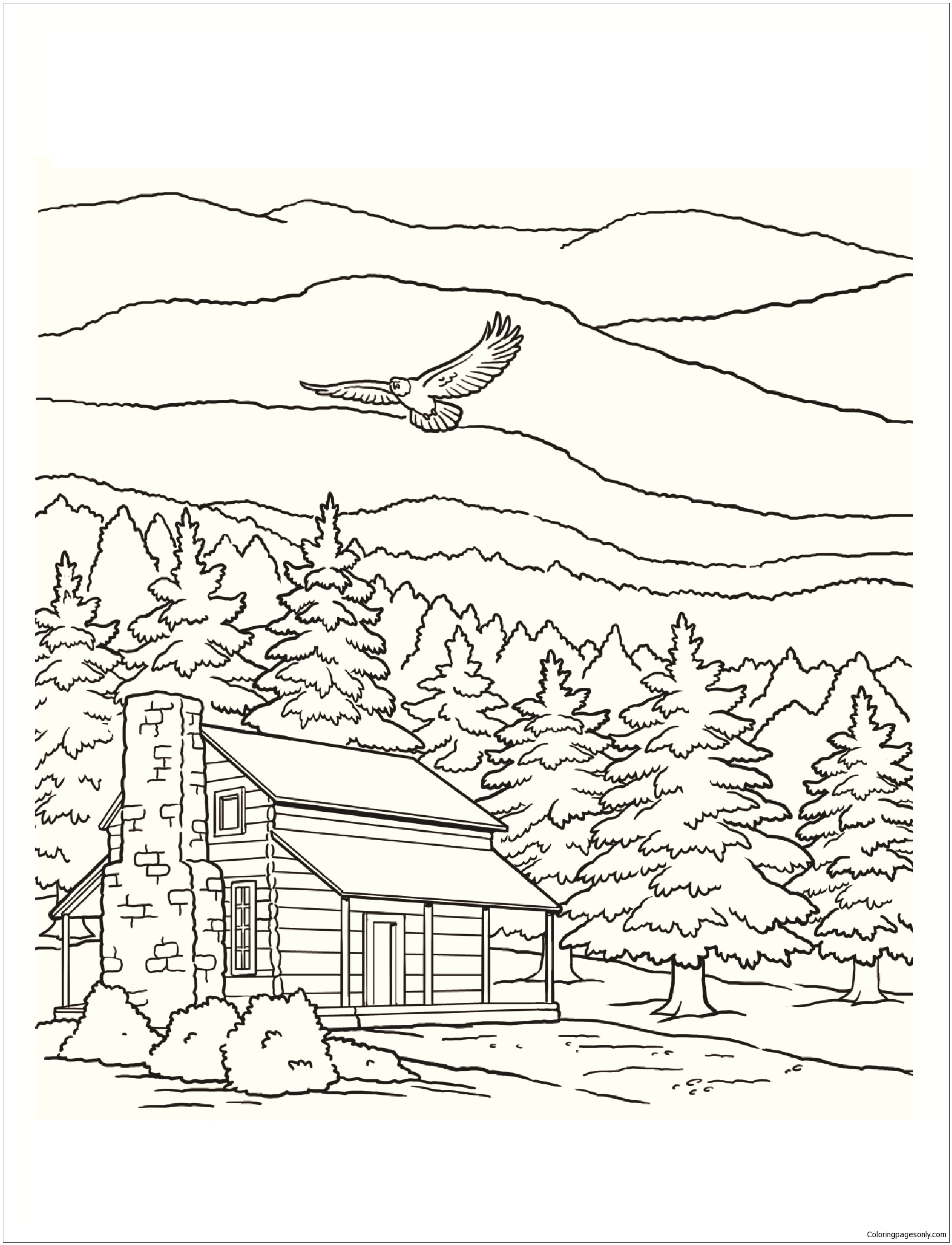 90 National Parks Coloring Pages 14