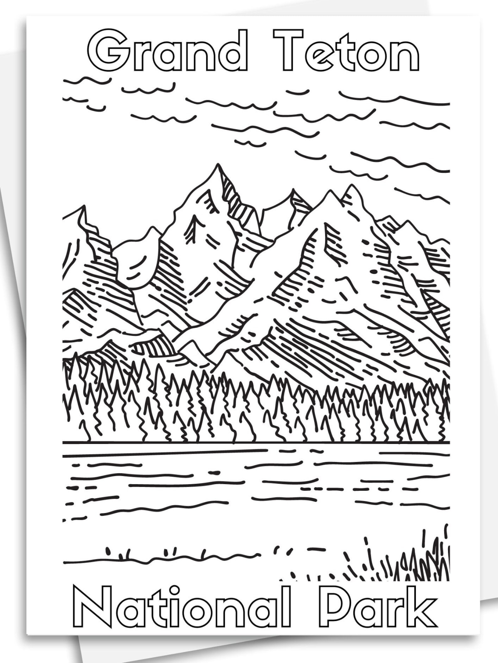 90 National Parks Coloring Pages 15