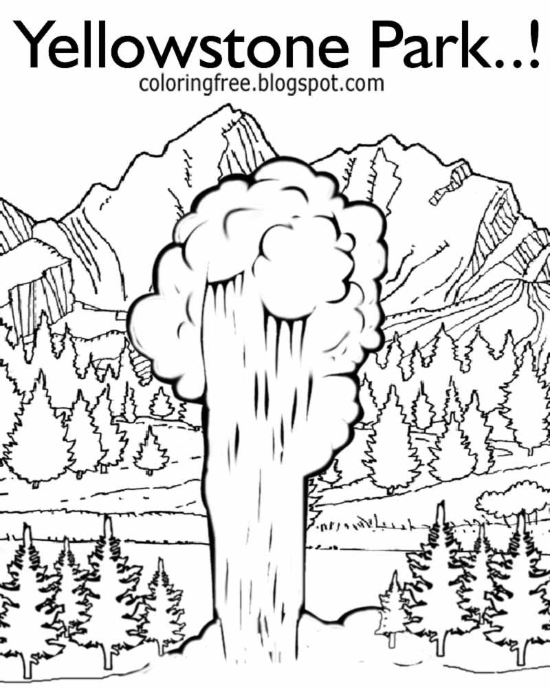 90 National Parks Coloring Pages 21