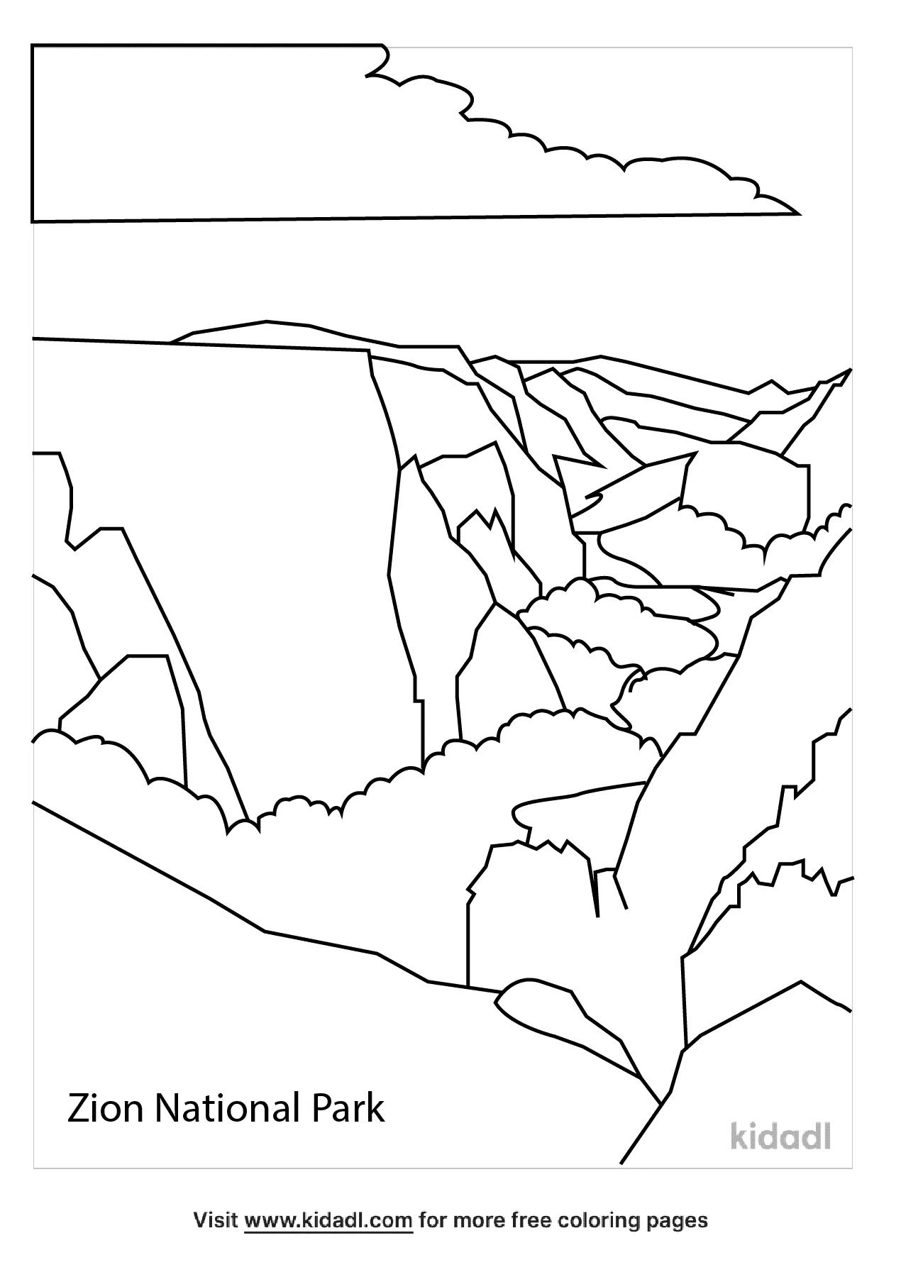 90 National Parks Coloring Pages 23
