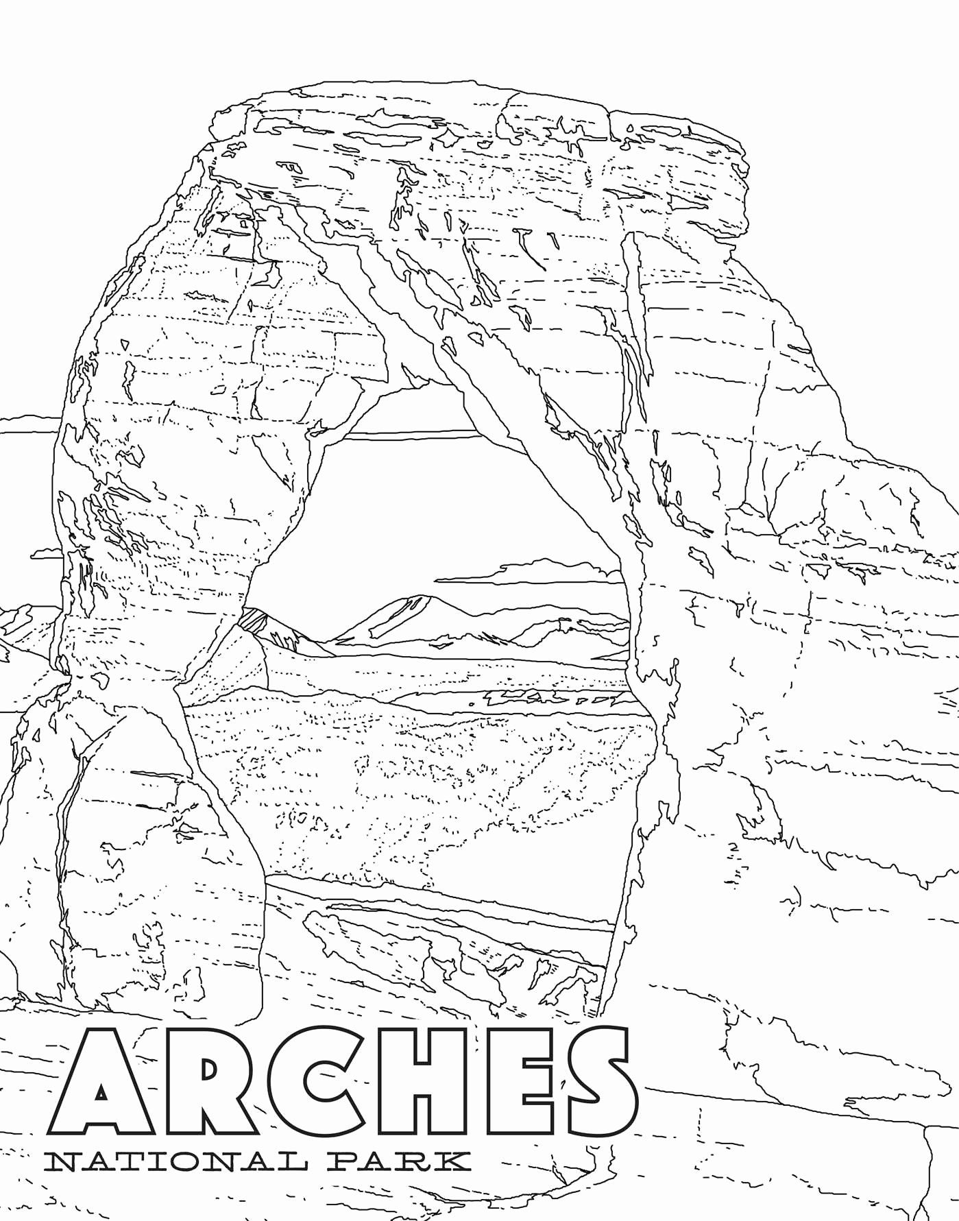 90 National Parks Coloring Pages 25