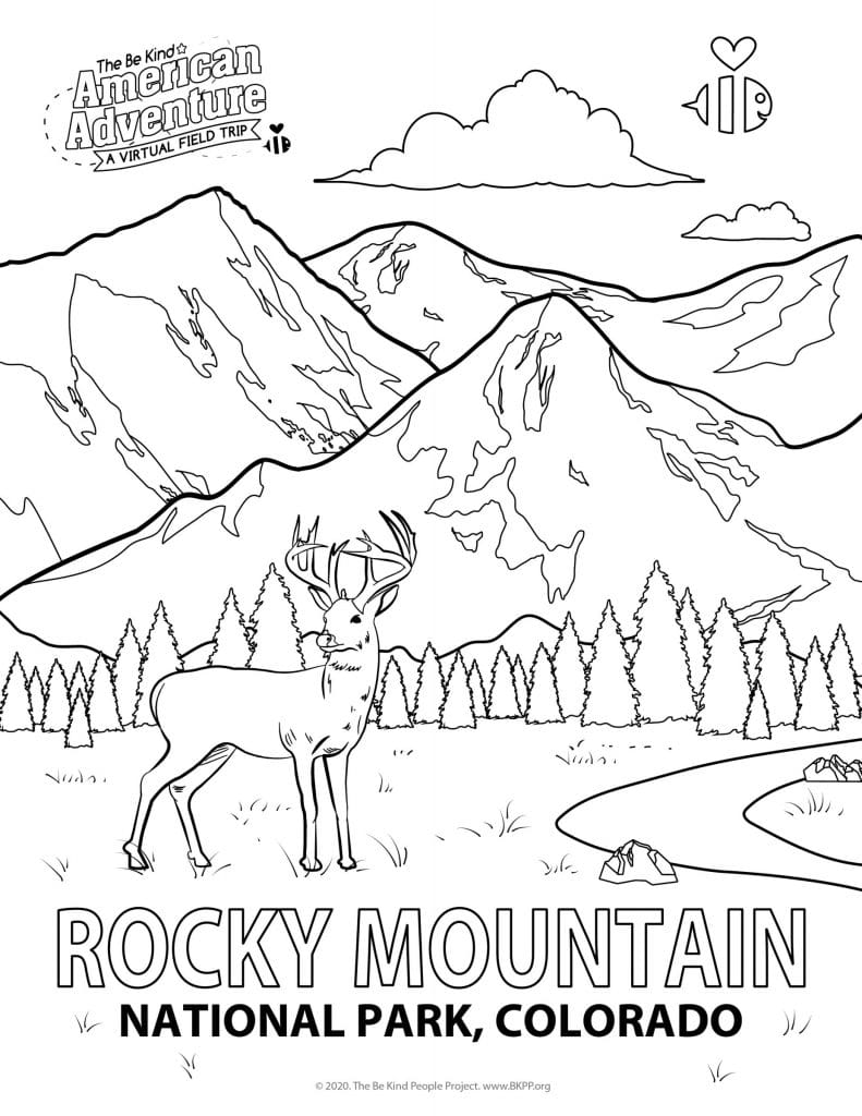90 National Parks Coloring Pages 31