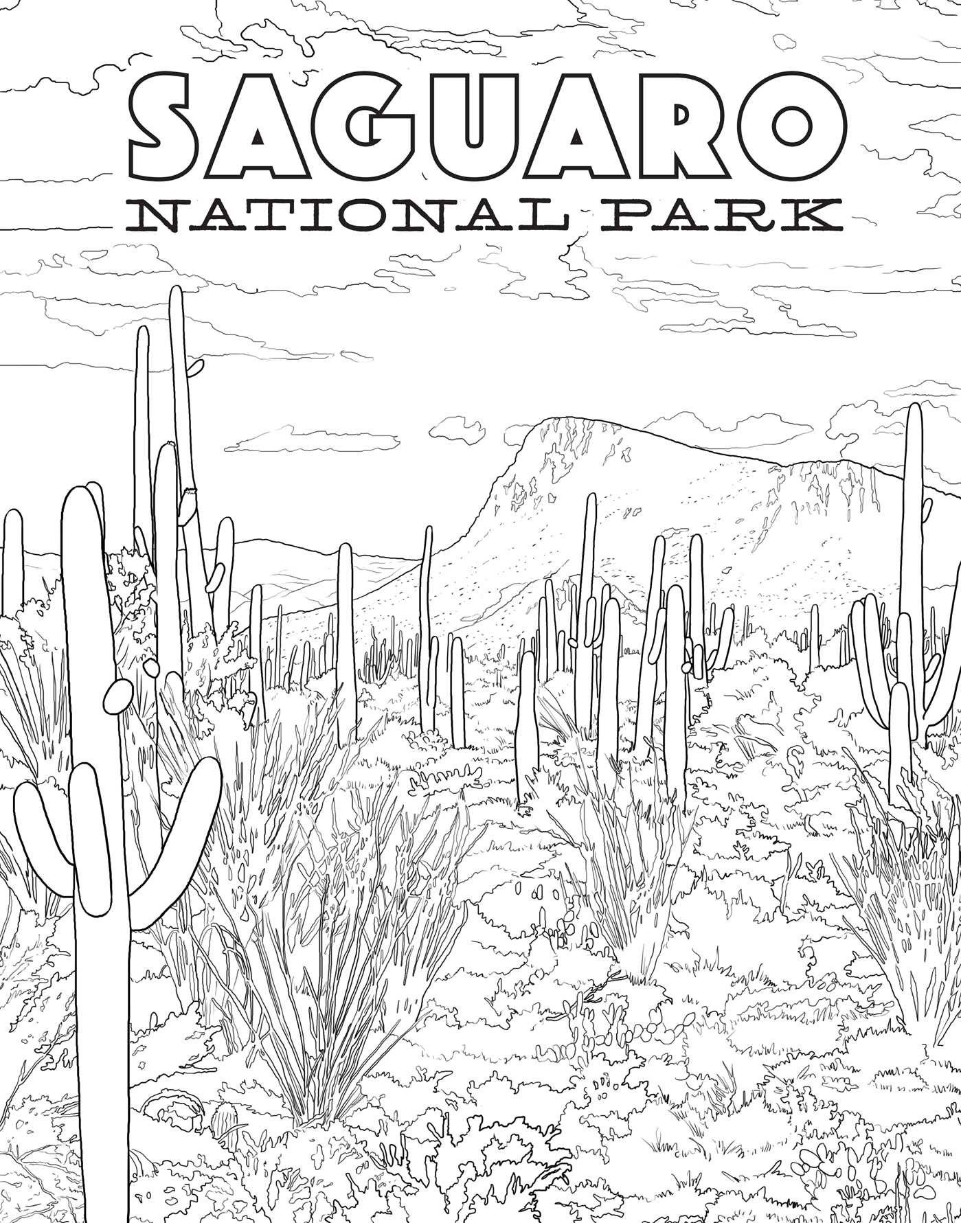 90 National Parks Coloring Pages 37