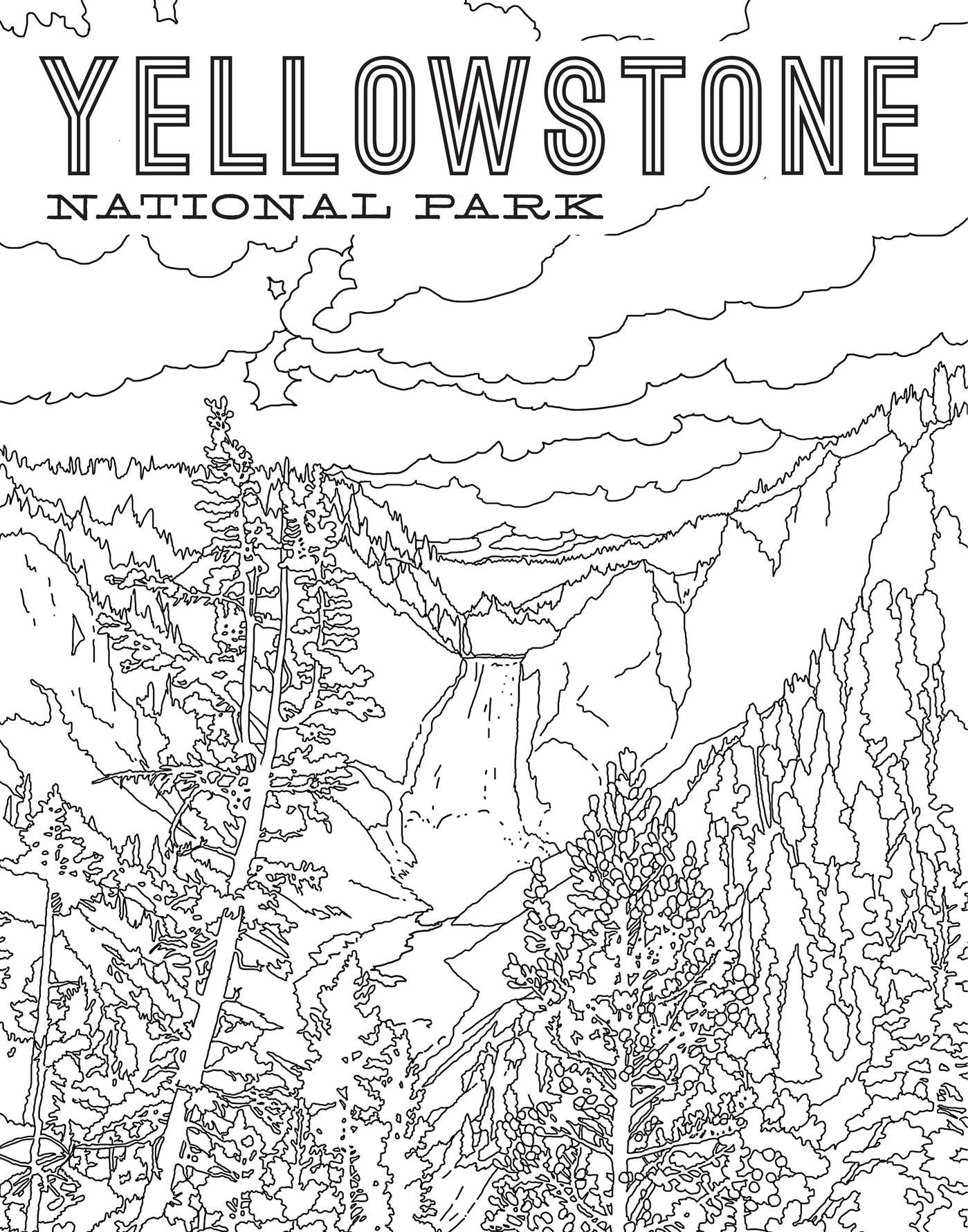 90 National Parks Coloring Pages 43