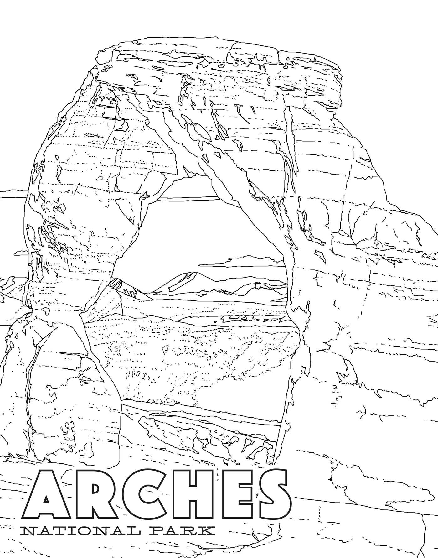 90 National Parks Coloring Pages 45