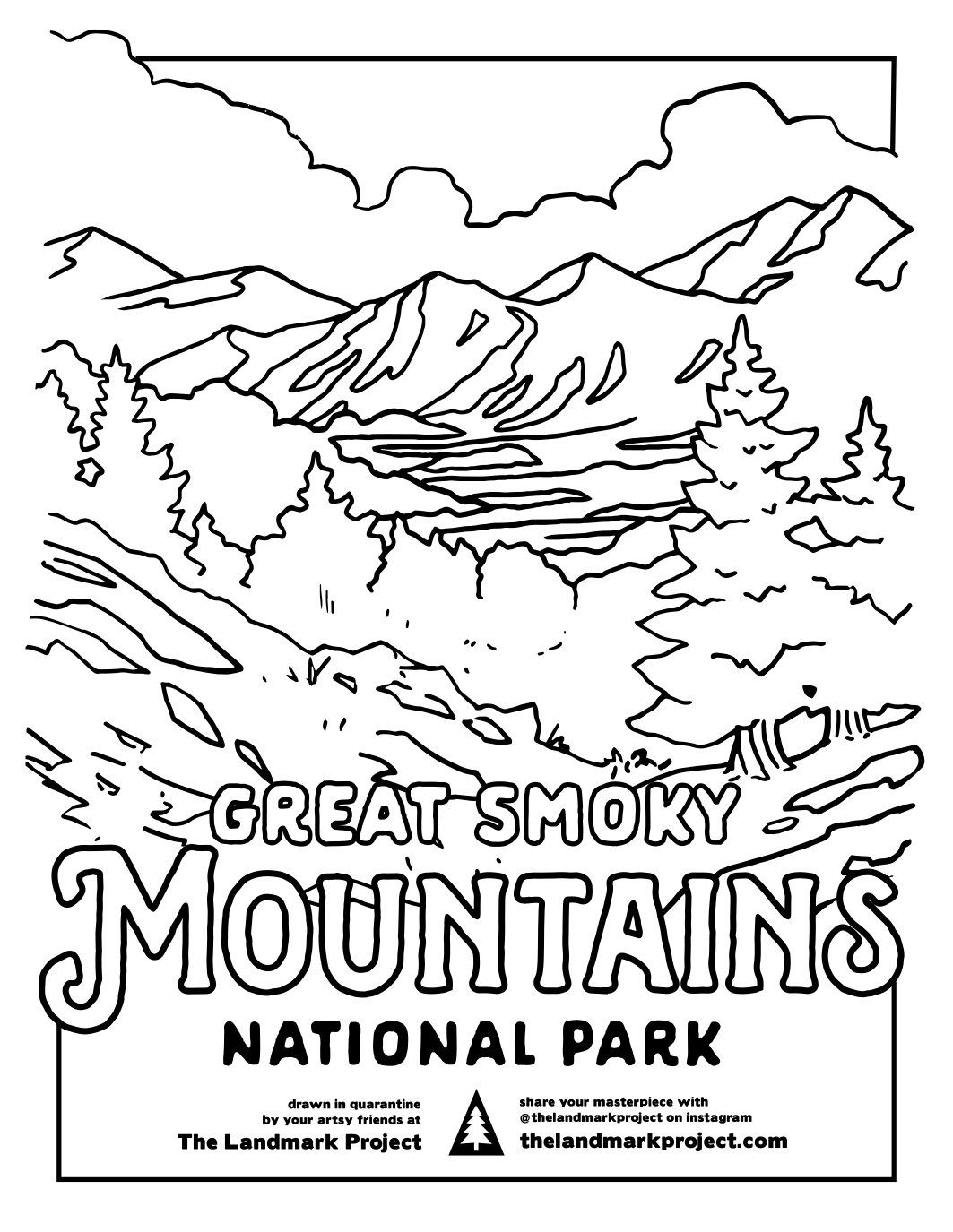 90 National Parks Coloring Pages 46