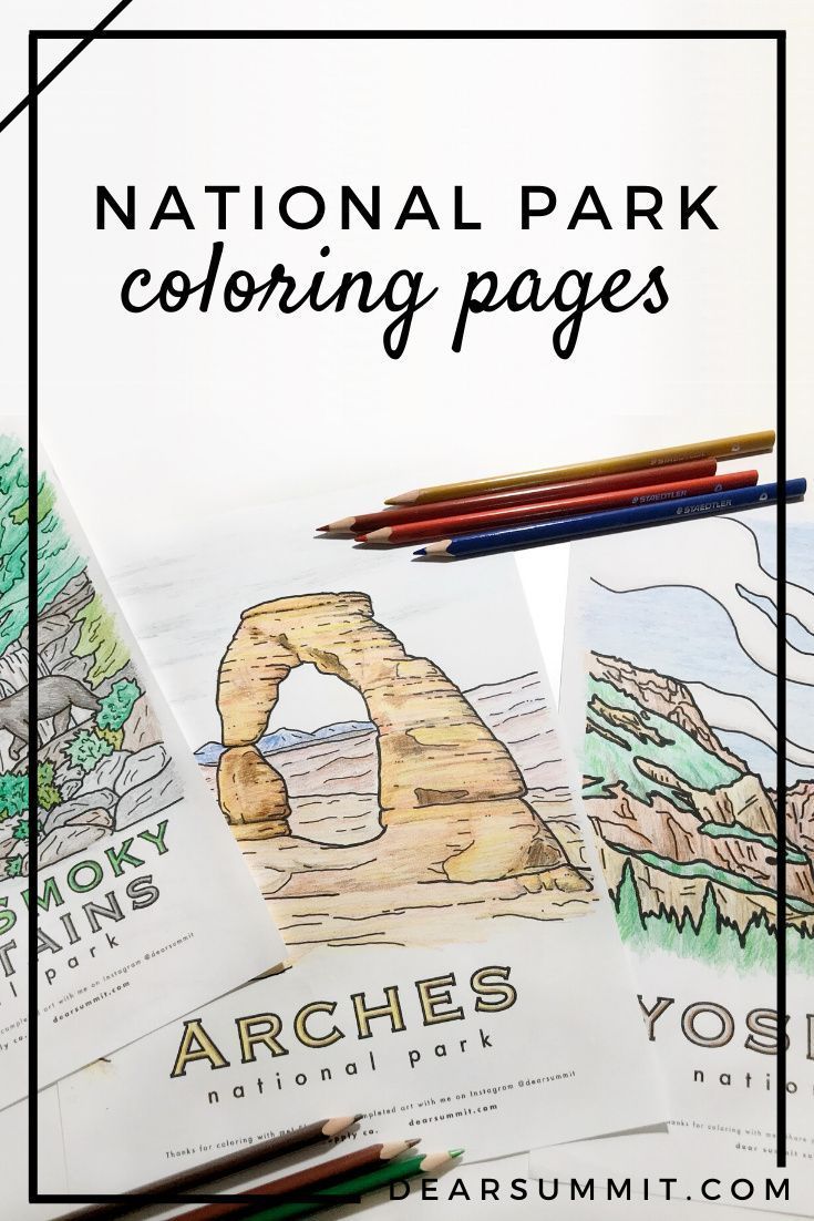 90 National Parks Coloring Pages 49