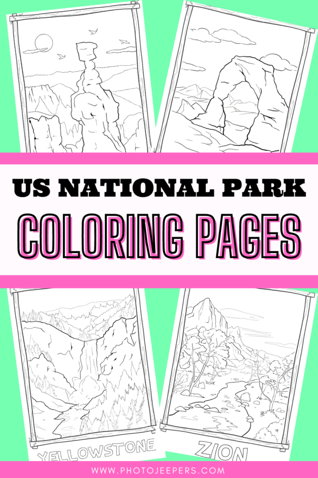 90 National Parks Coloring Pages 61