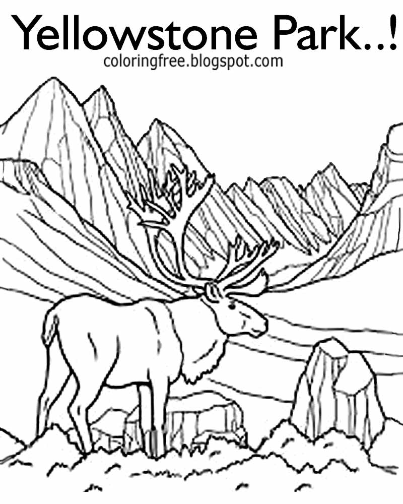 90 National Parks Coloring Pages 64