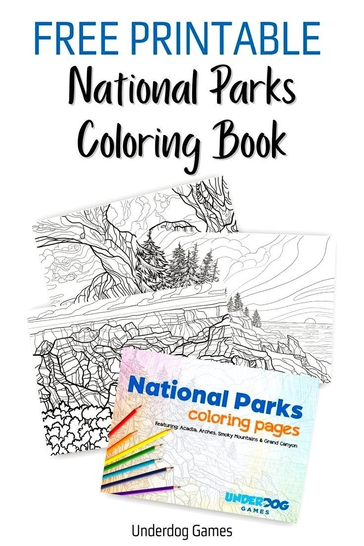 90 National Parks Coloring Pages 67