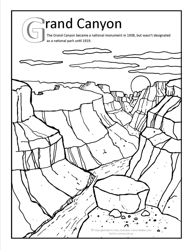 90 National Parks Coloring Pages 70