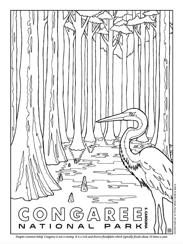 90 National Parks Coloring Pages 74