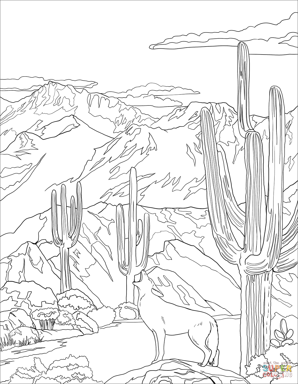 90 National Parks Coloring Pages 76