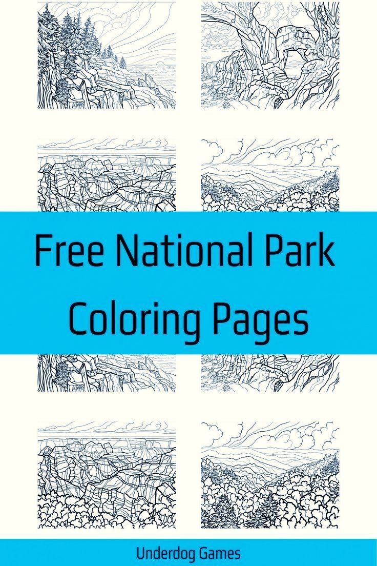90 National Parks Coloring Pages 81