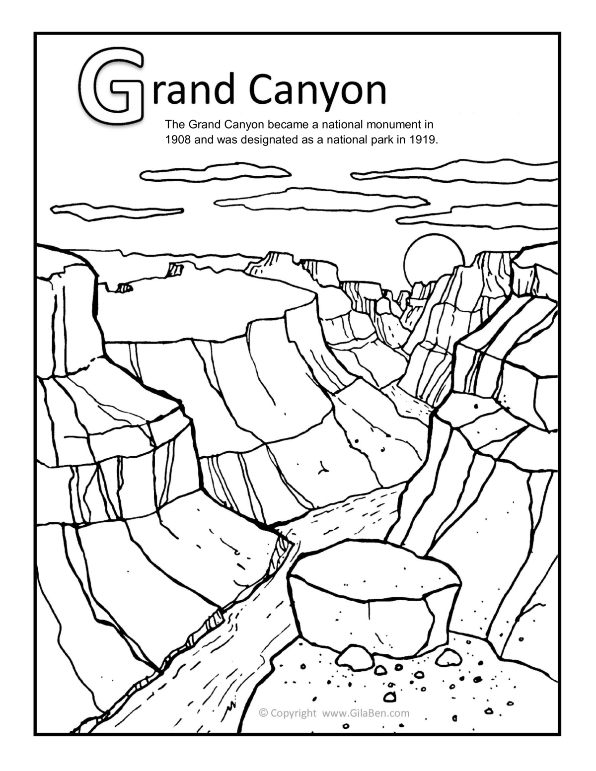 90 National Parks Coloring Pages 82