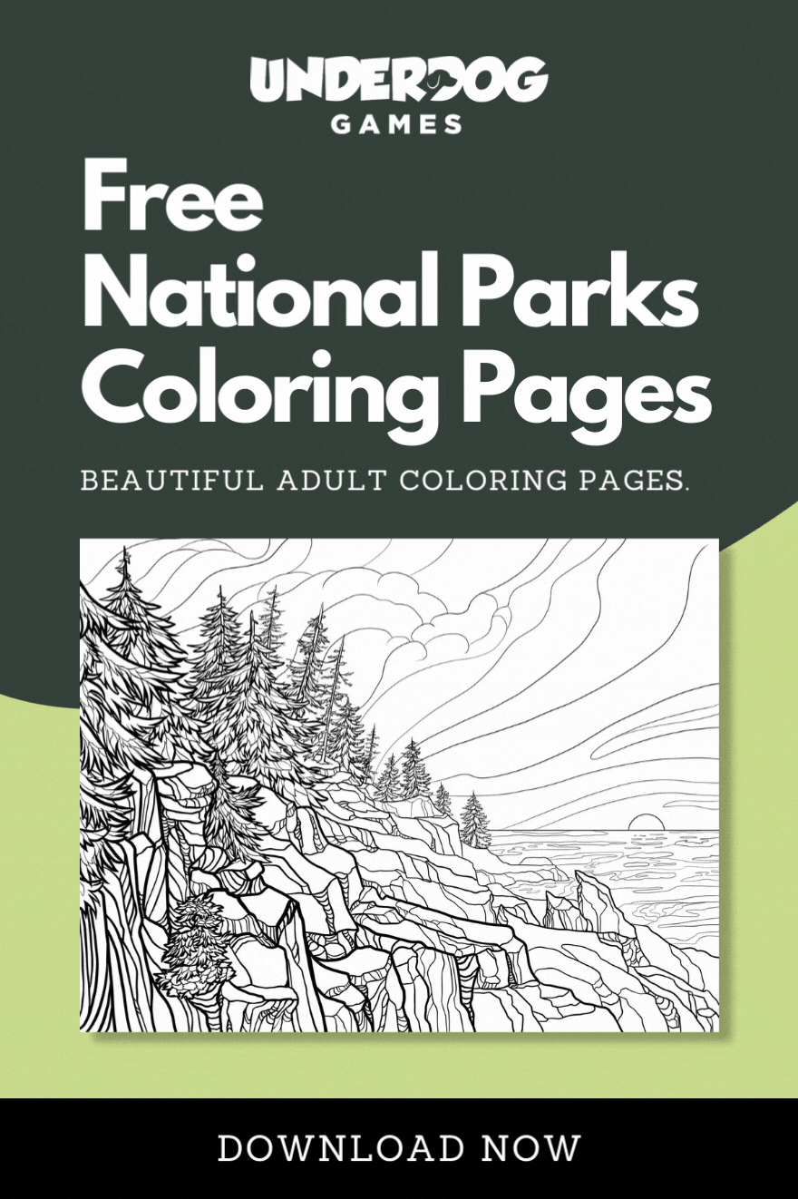 90 National Parks Coloring Pages 91