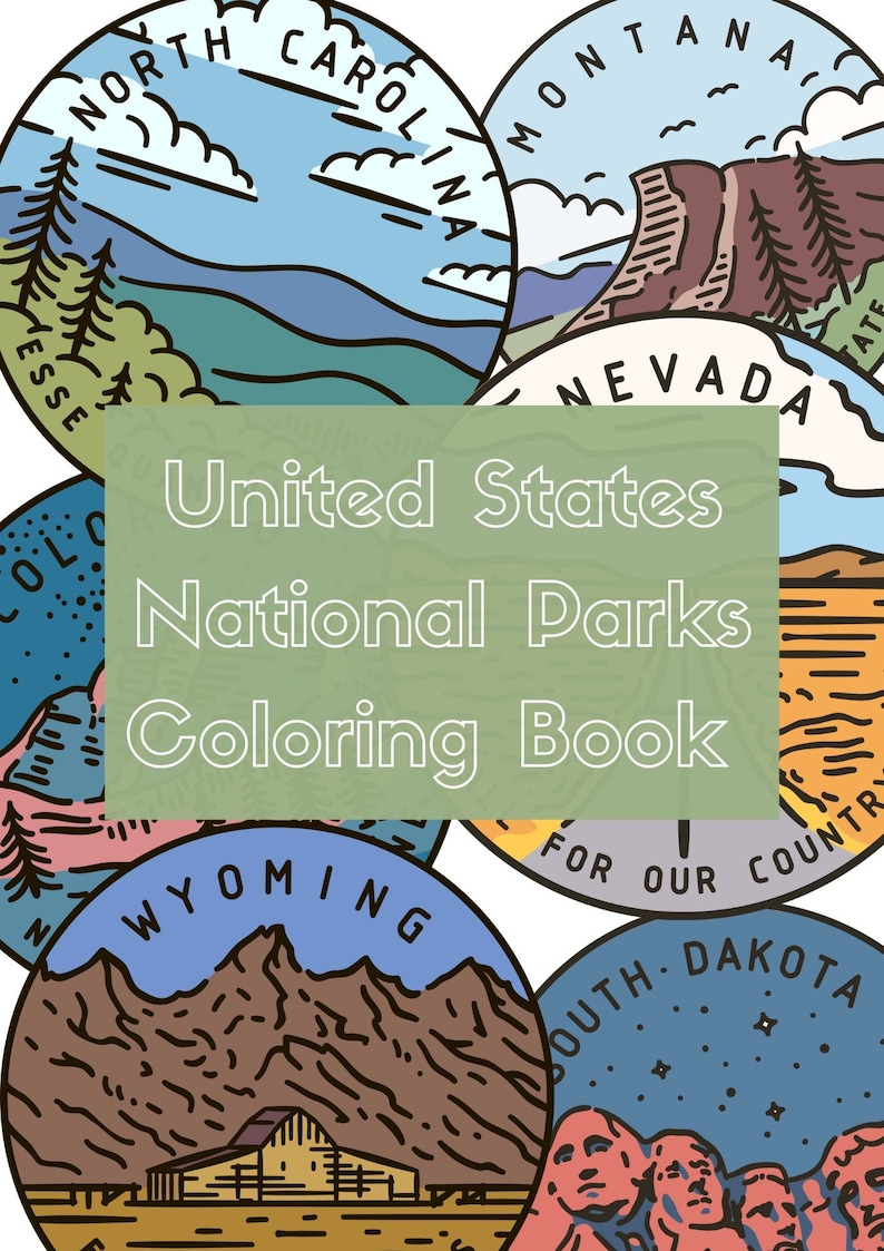 90 National Parks Coloring Pages 96