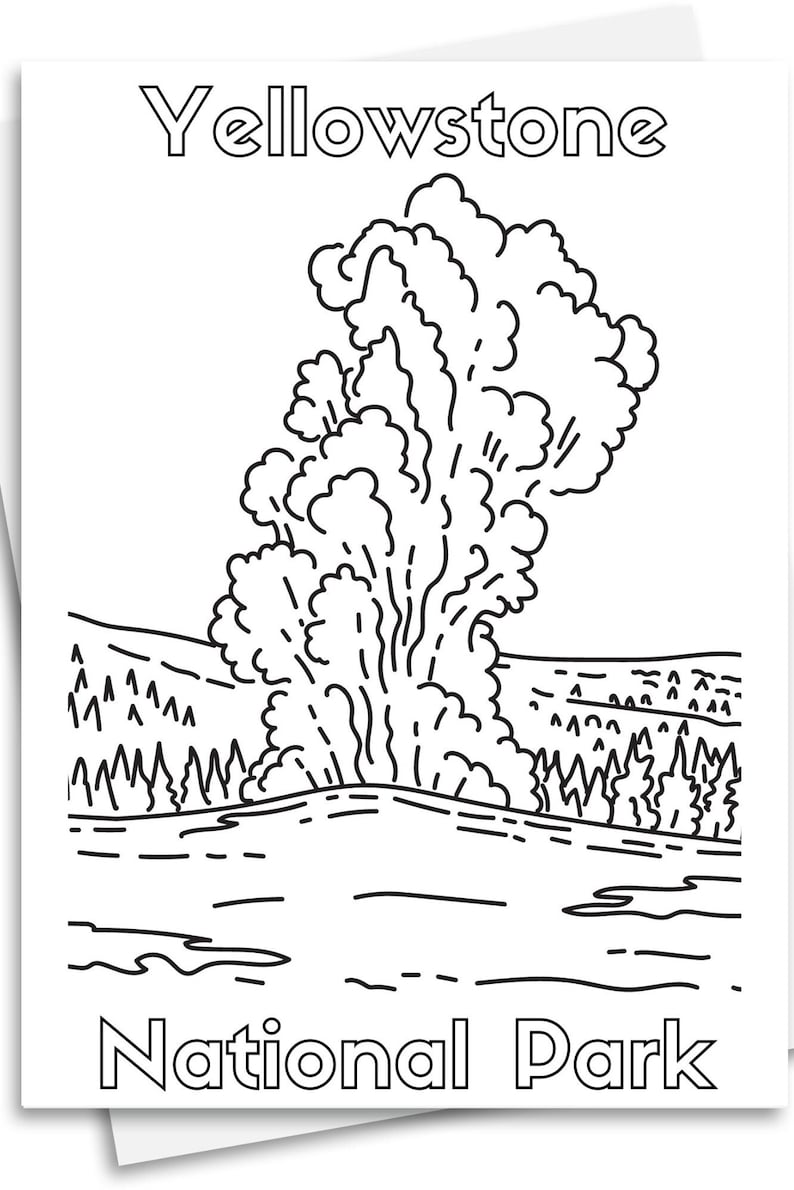 90 National Parks Coloring Pages 97