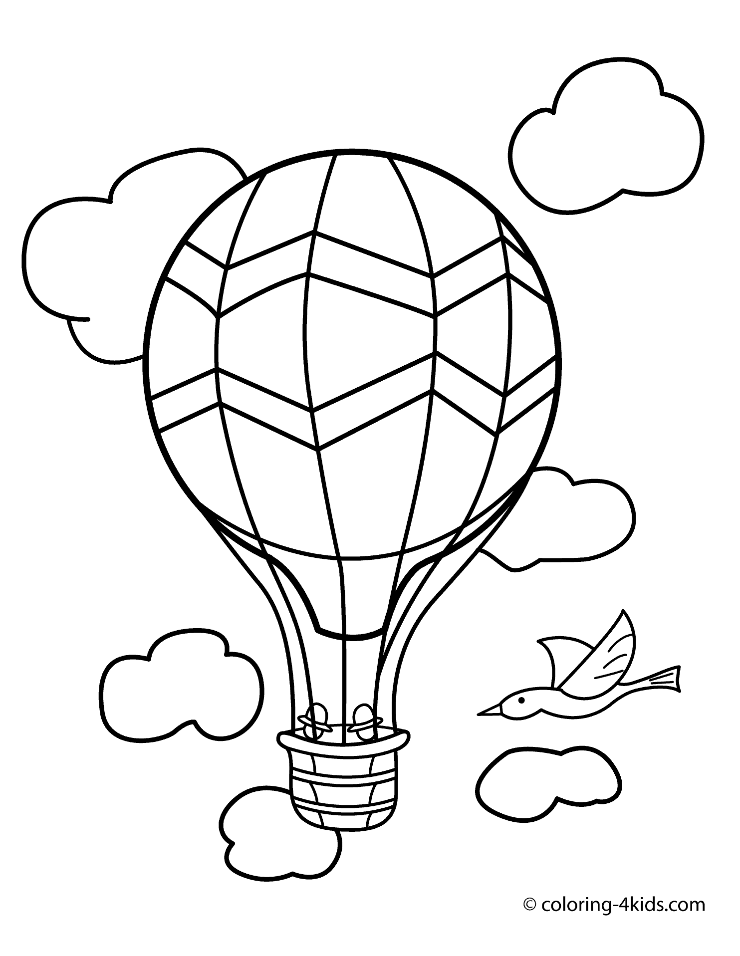 90 Printable Balloon Festival Coloring Pages 42