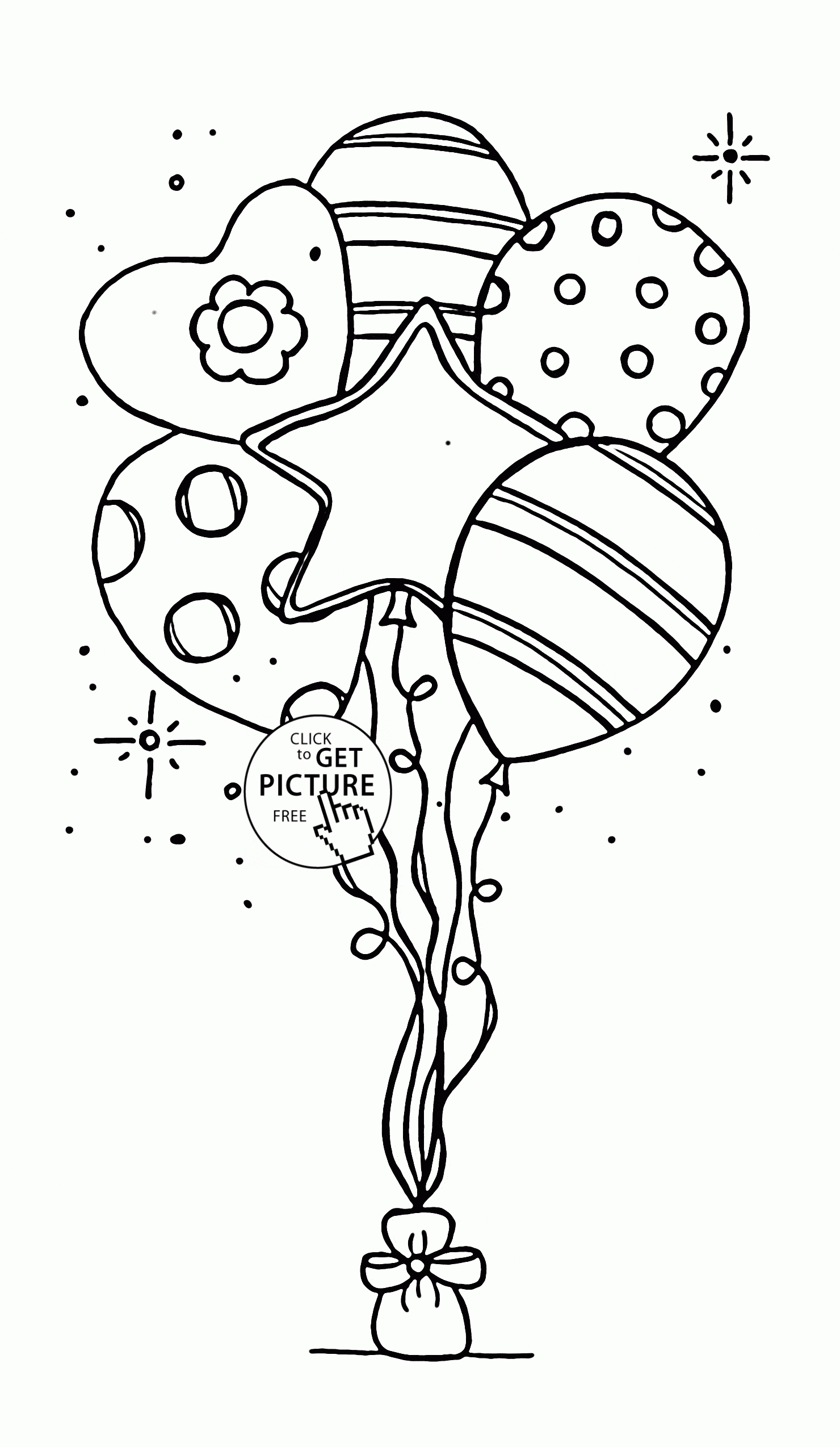 90 Printable Balloon Festival Coloring Pages 54