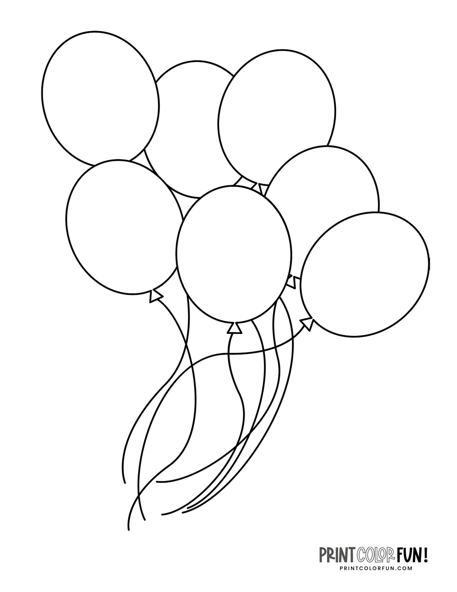 90 Printable Balloon Festival Coloring Pages 62