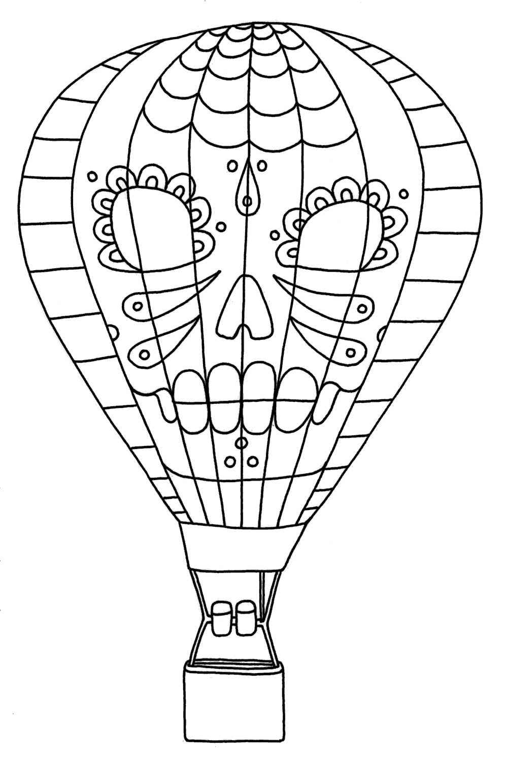 90 Printable Balloon Festival Coloring Pages 75