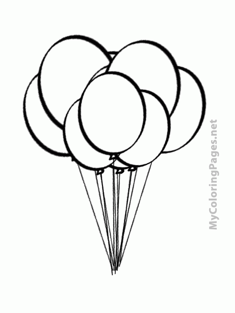 90 Printable Balloon Festival Coloring Pages 88