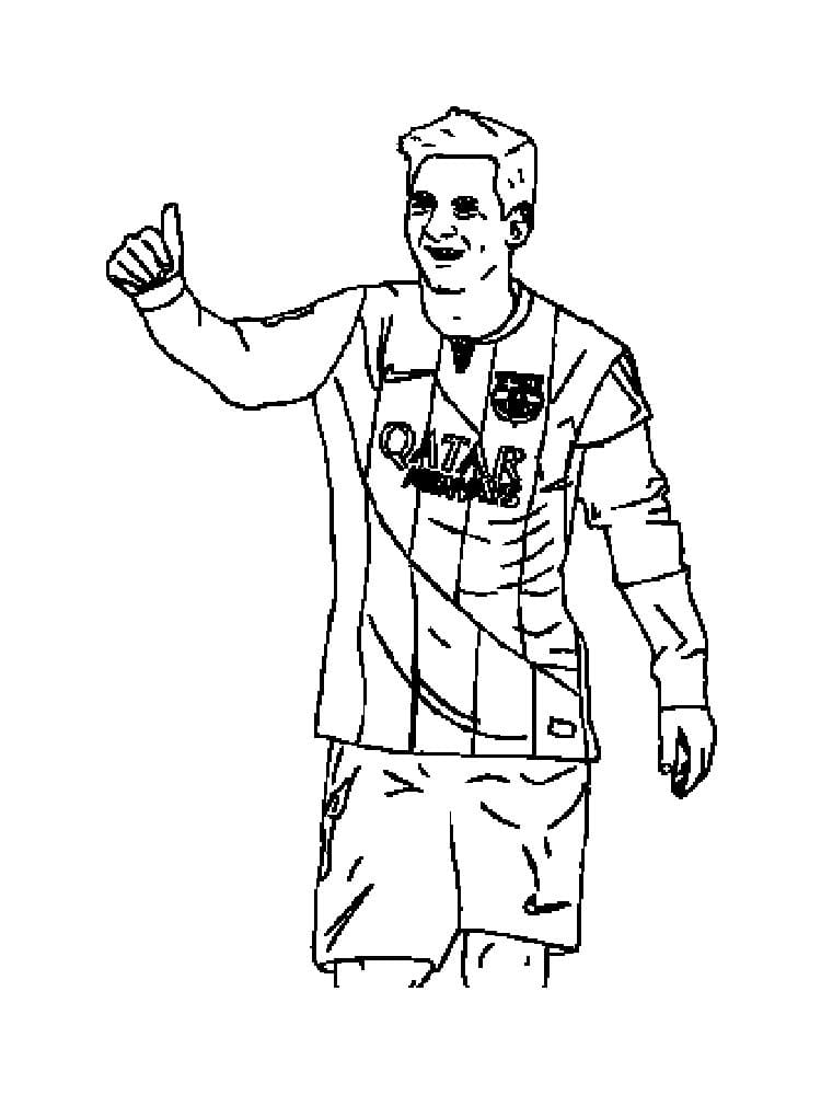 90 Printable Coloring Book Football Player 16