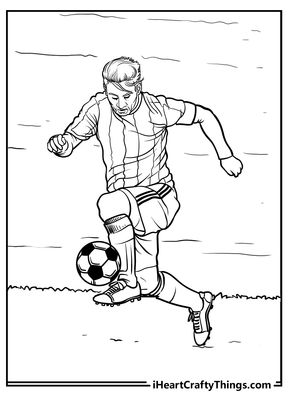 90 Printable Coloring Book Football Player 69