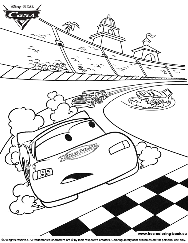 90 Printable Disney Cars Coloring Book 11