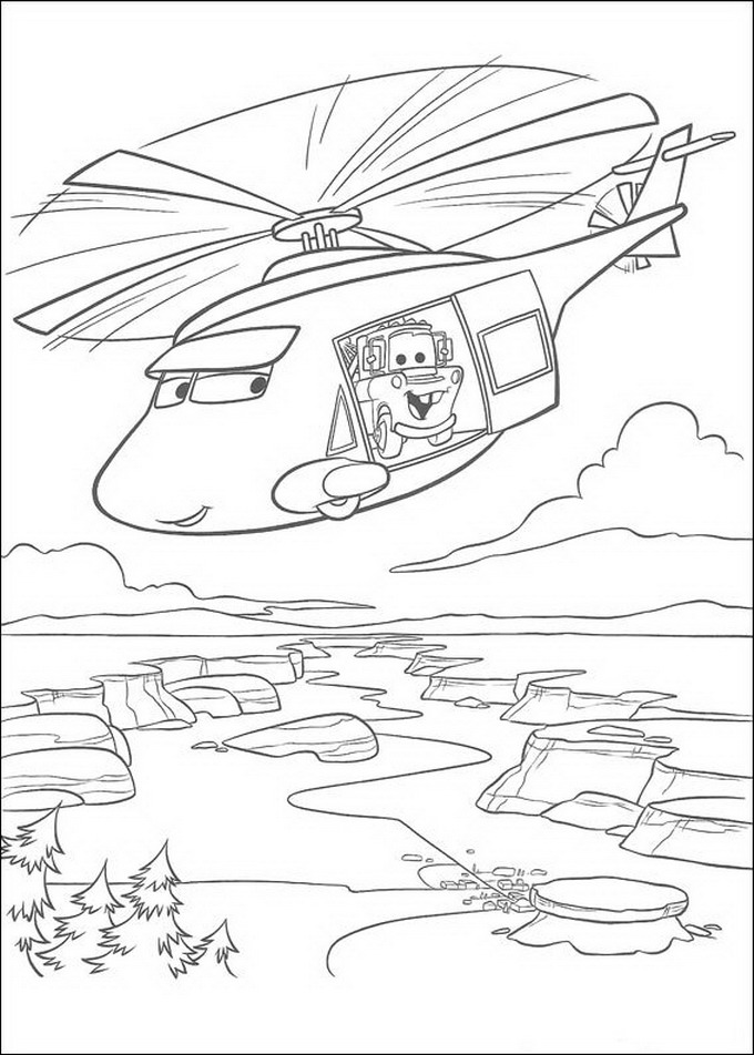 90 Printable Disney Cars Coloring Book 13