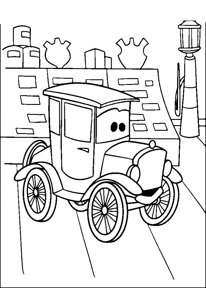 90 Printable Disney Cars Coloring Book 19