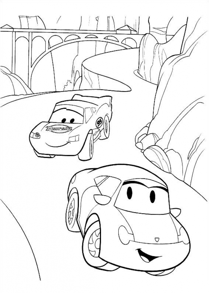 90 Printable Disney Cars Coloring Book 26