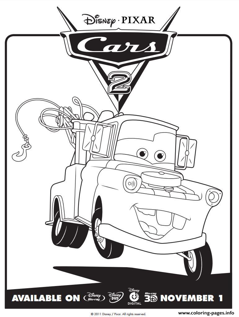 90 Printable Disney Cars Coloring Book 28