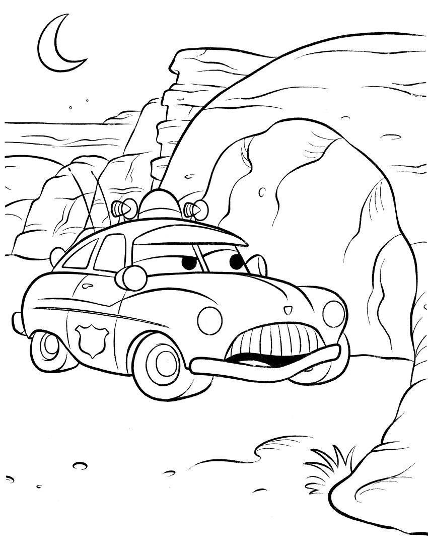 90 Printable Disney Cars Coloring Book 40