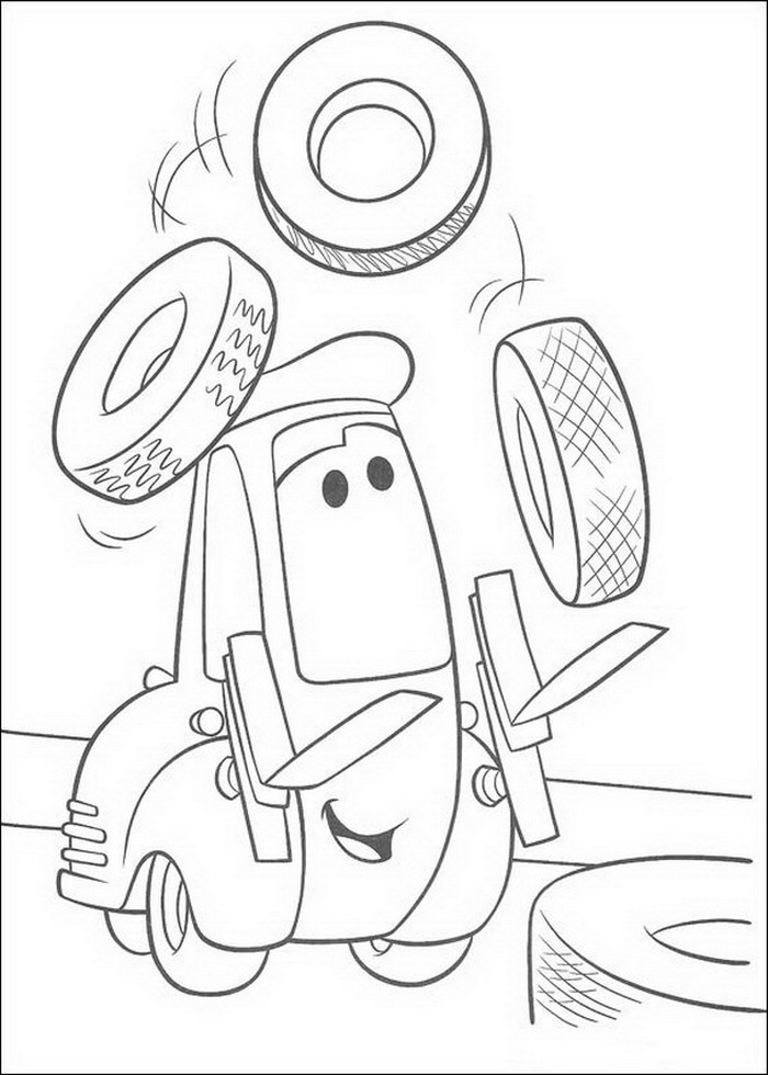 90 Printable Disney Cars Coloring Book 41