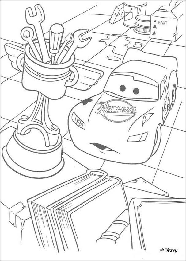 90 Printable Disney Cars Coloring Book 43