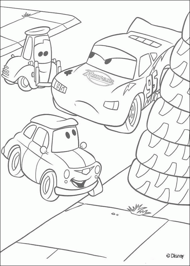 90 Printable Disney Cars Coloring Book 44