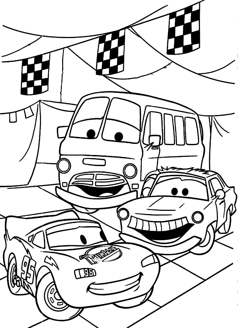 90 Printable Disney Cars Coloring Book 49