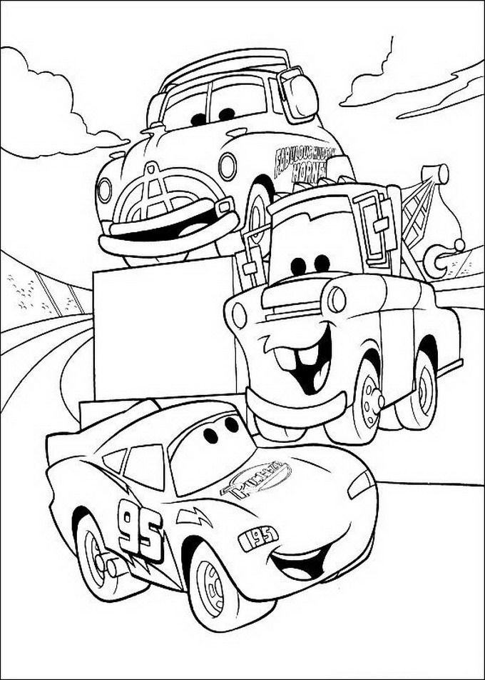 90 Printable Disney Cars Coloring Book 5