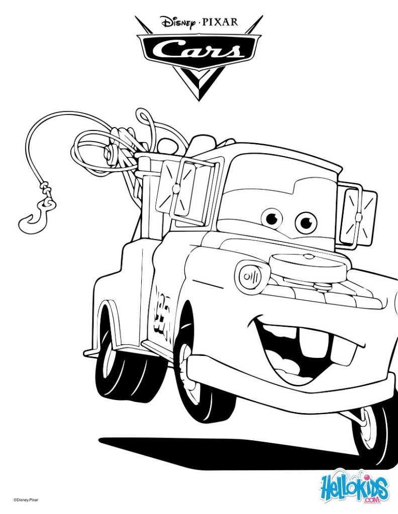 90 Printable Disney Cars Coloring Book 50