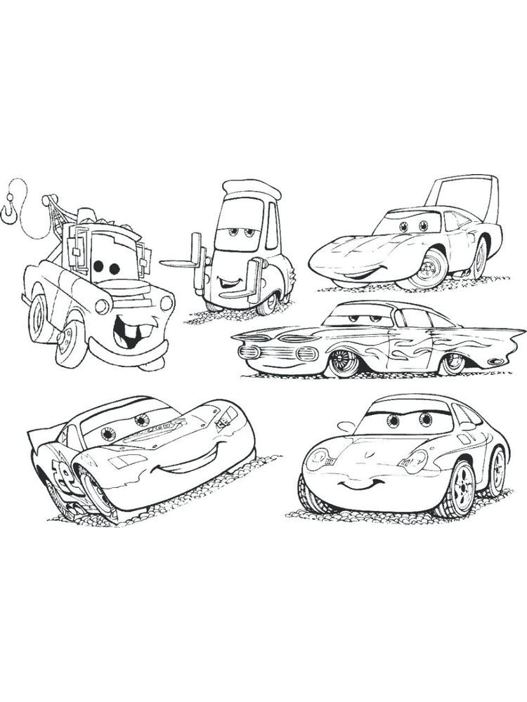 90 Printable Disney Cars Coloring Book 58