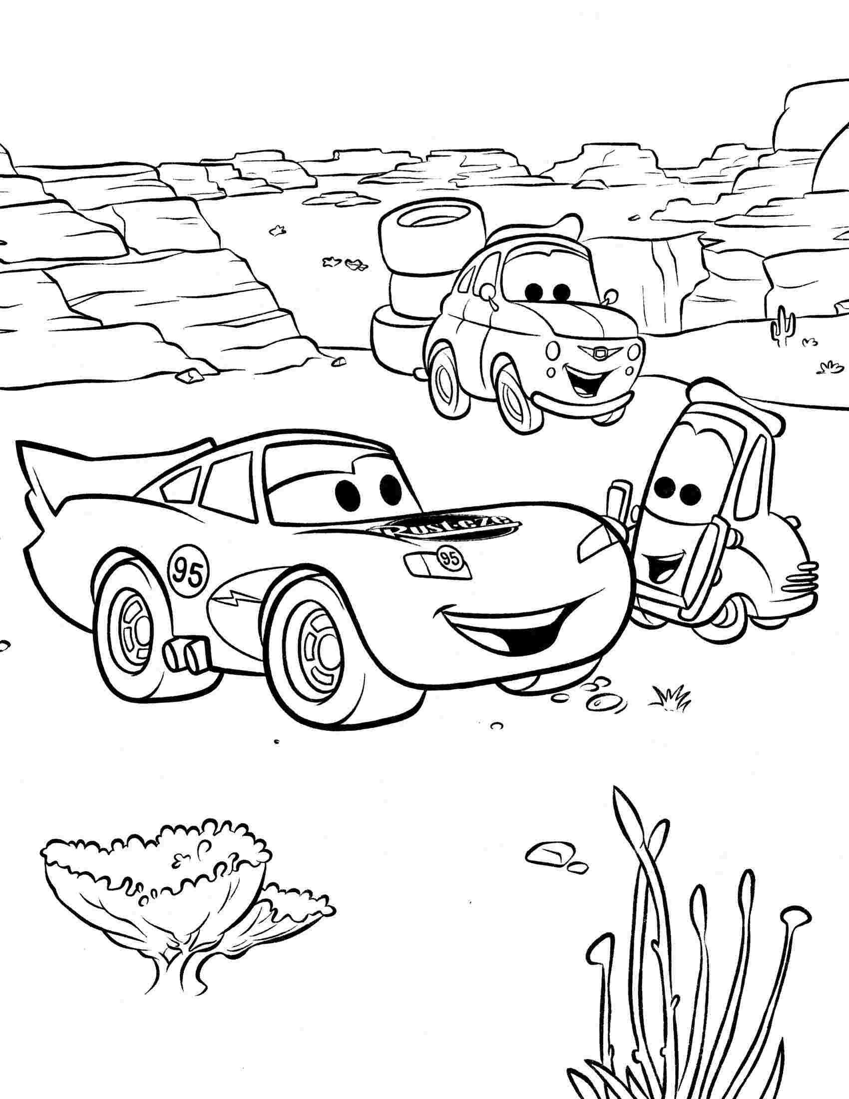 90 Printable Disney Cars Coloring Book 67