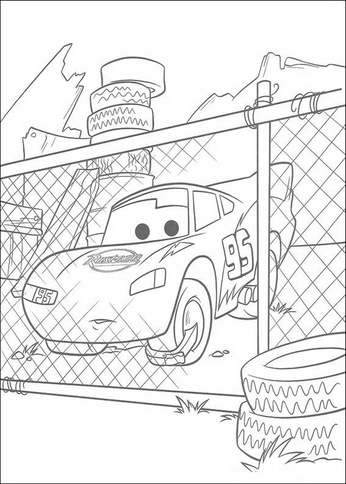 90 Printable Disney Cars Coloring Book 68